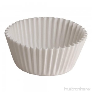 Hoffmaster BL214-6SP Fluted Bake Cup 5-Ounce Capacity 6 Diameter x 1-7/8 Height White (2 Packs of 500) - B00BS7Y3KM